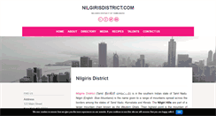 Desktop Screenshot of nilgirisdistrict.com