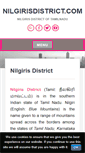 Mobile Screenshot of nilgirisdistrict.com