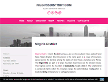 Tablet Screenshot of nilgirisdistrict.com